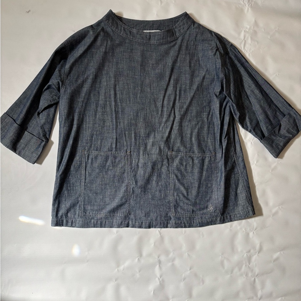 JW Anderson for Uniqlo Women's Denim Chambray Boxy Top